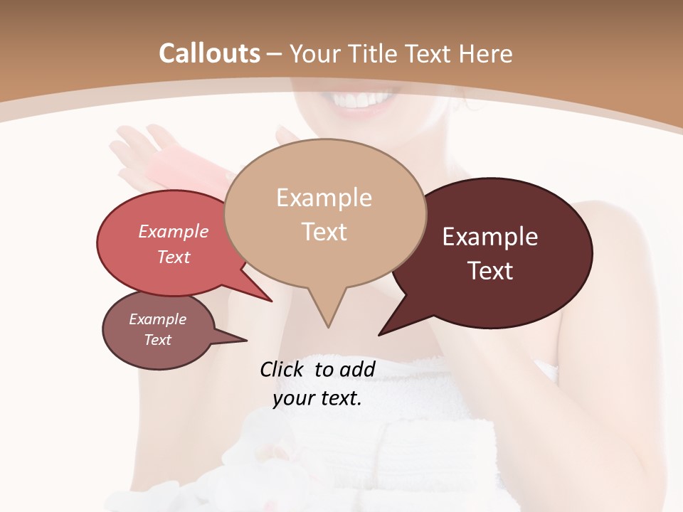 Towel Apply Treatment PowerPoint Template