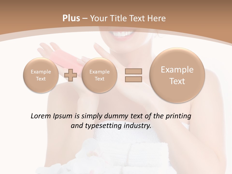 Towel Apply Treatment PowerPoint Template