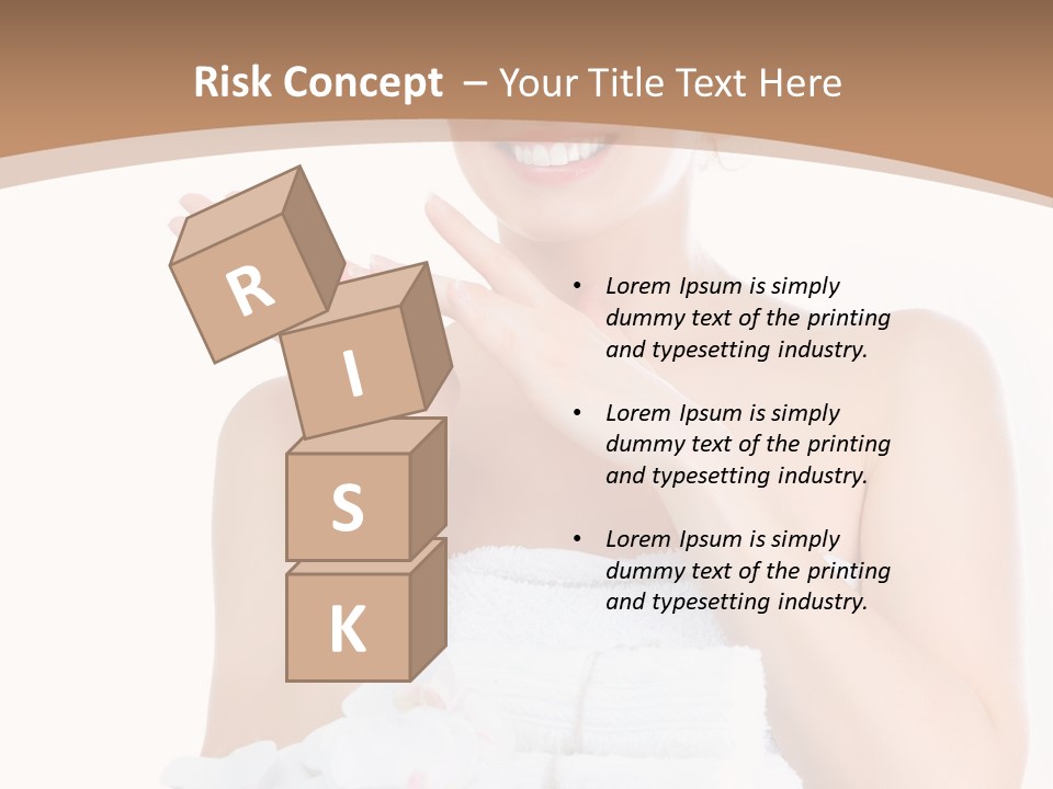 Towel Apply Treatment PowerPoint Template