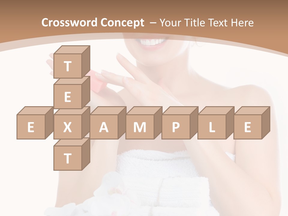 Towel Apply Treatment PowerPoint Template