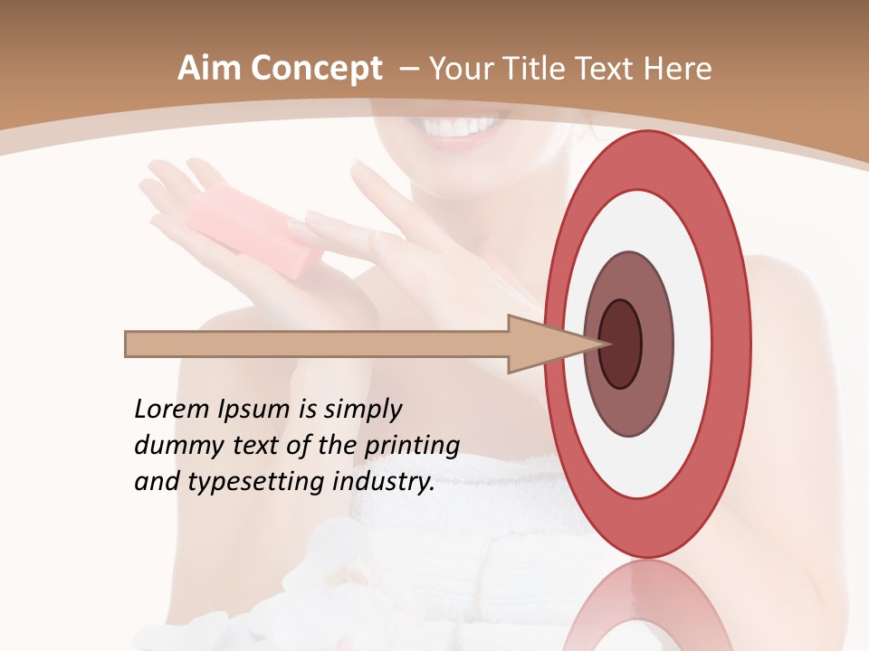 Towel Apply Treatment PowerPoint Template