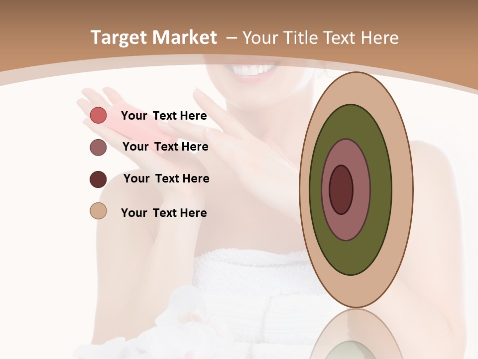 Towel Apply Treatment PowerPoint Template
