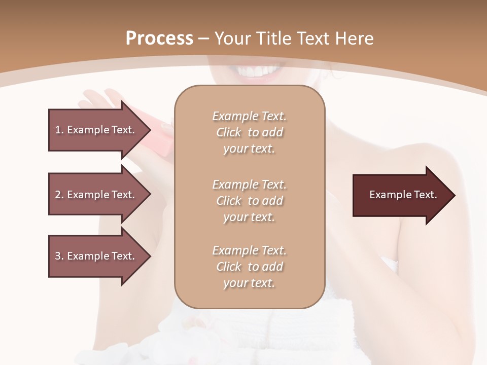 Towel Apply Treatment PowerPoint Template