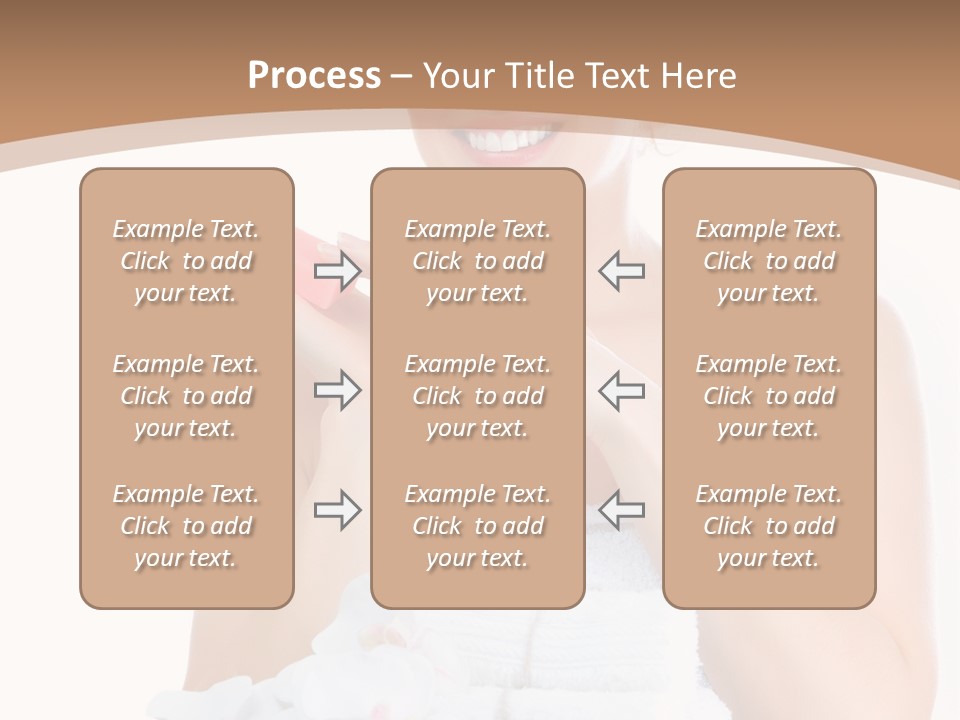Towel Apply Treatment PowerPoint Template