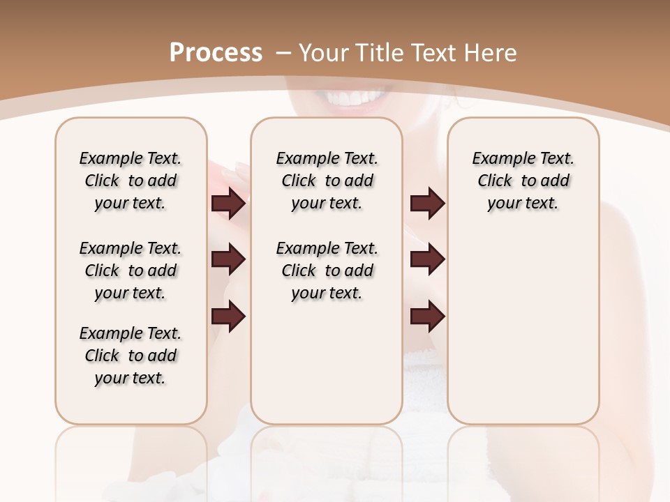 Towel Apply Treatment PowerPoint Template
