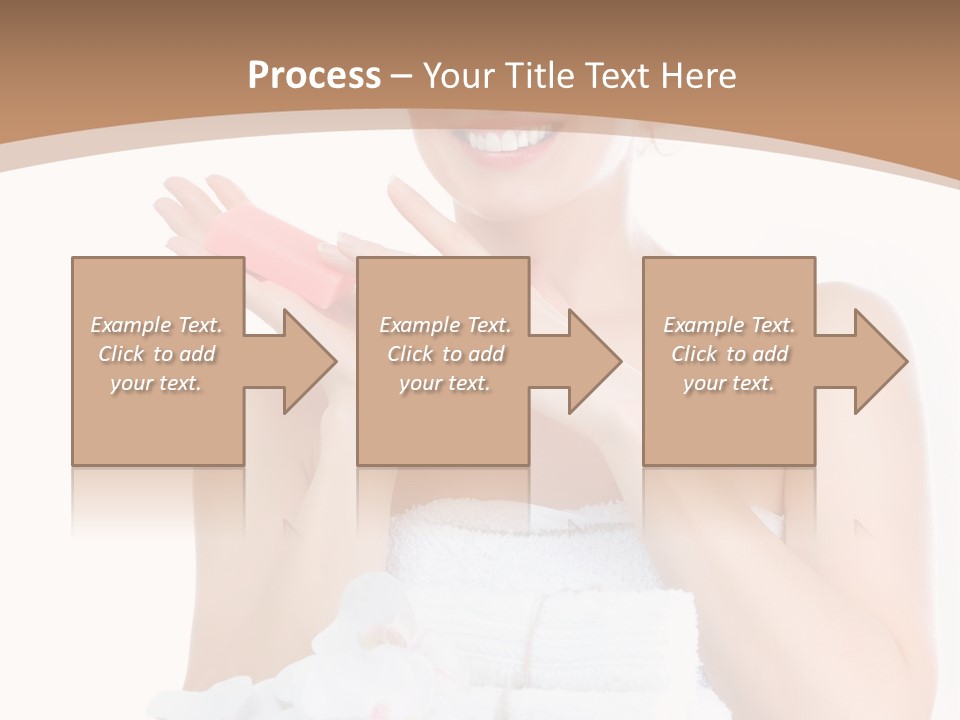 Towel Apply Treatment PowerPoint Template