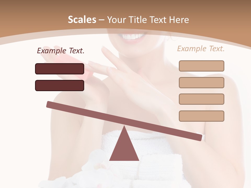 Towel Apply Treatment PowerPoint Template