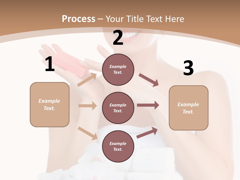 Towel Apply Treatment PowerPoint Template