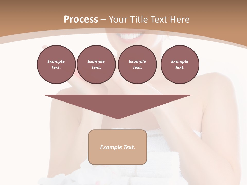Towel Apply Treatment PowerPoint Template