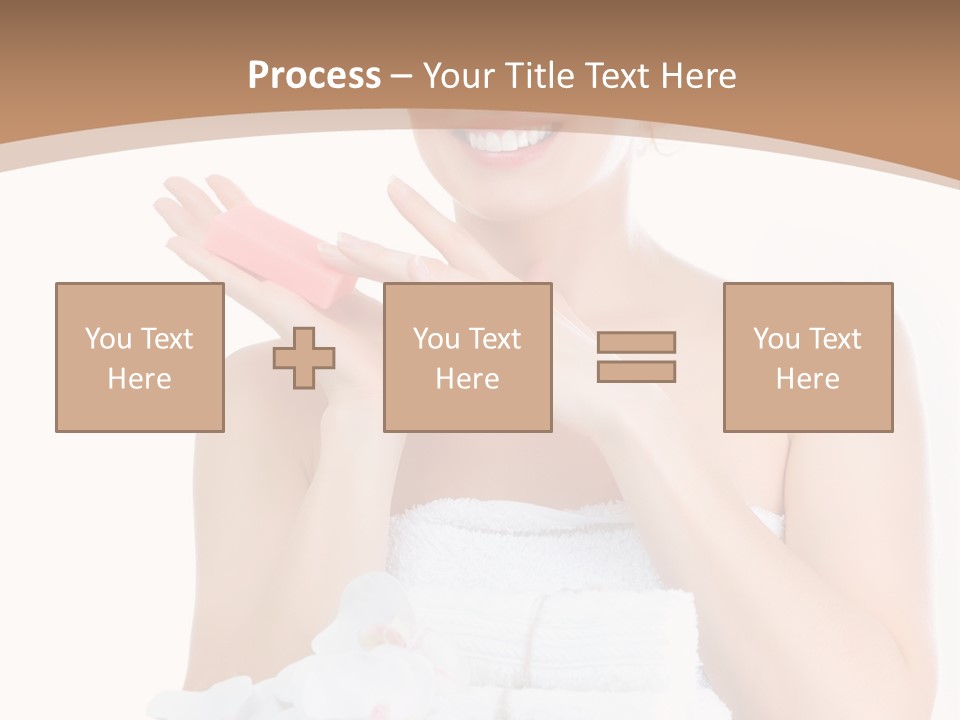 Towel Apply Treatment PowerPoint Template