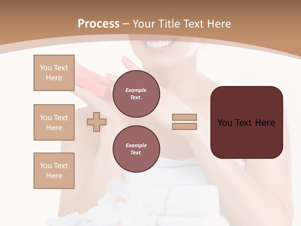 Towel Apply Treatment PowerPoint Template