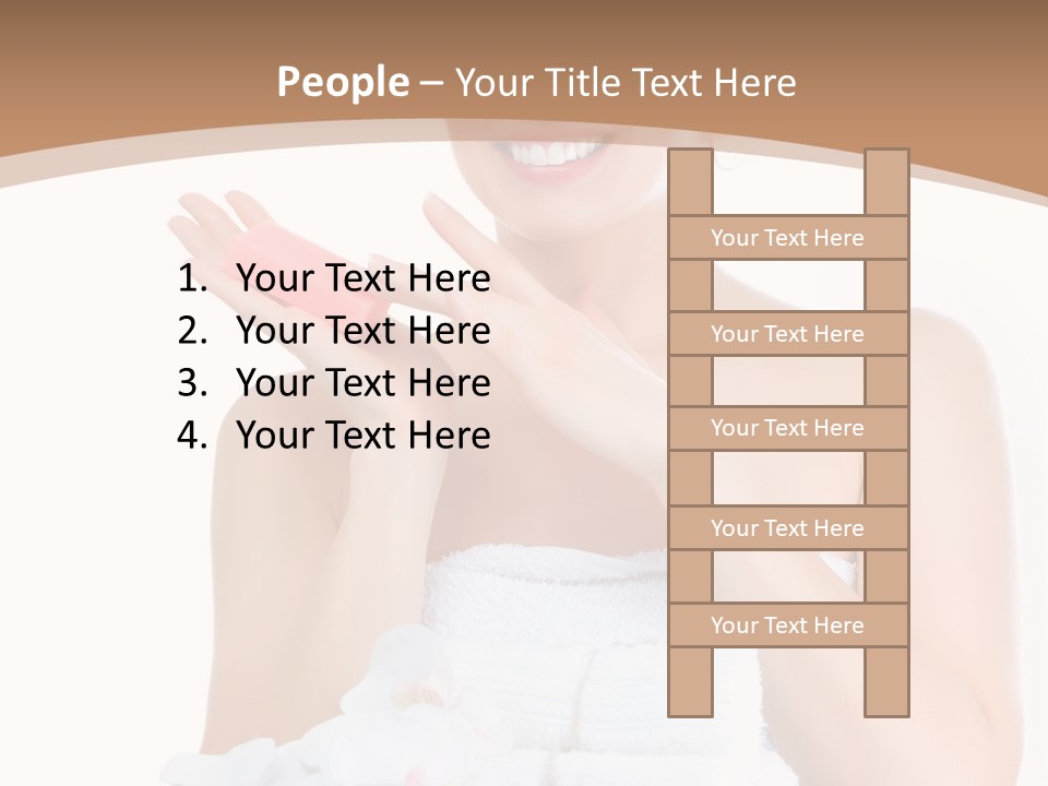 Towel Apply Treatment PowerPoint Template