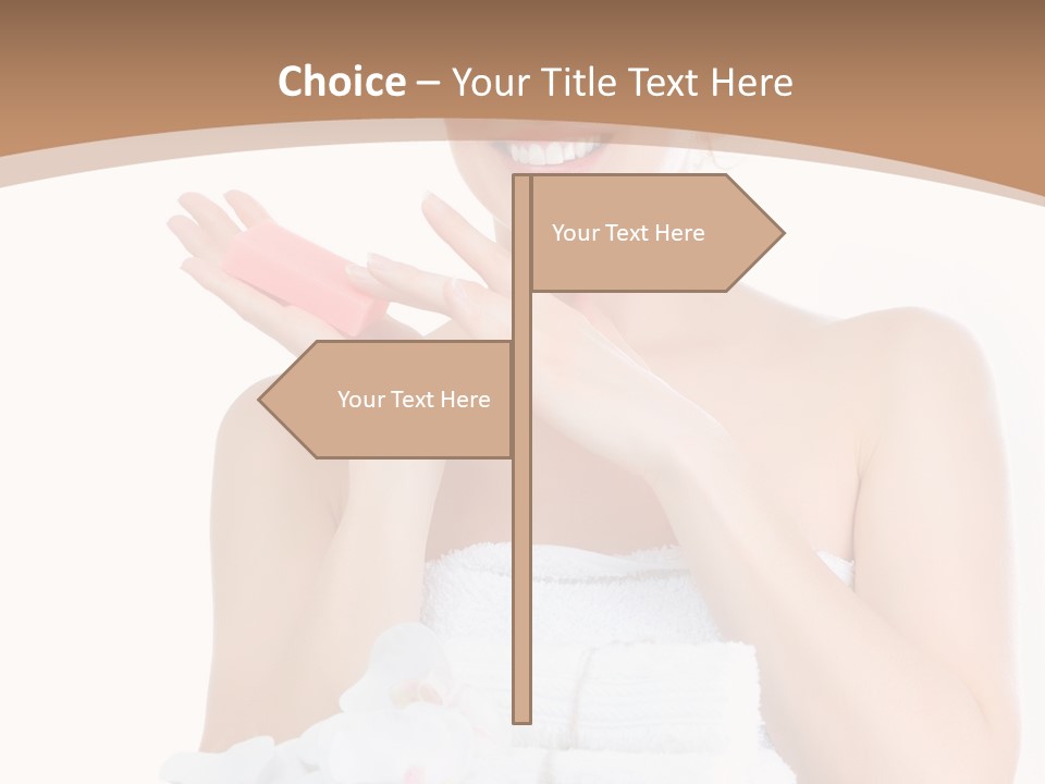 Towel Apply Treatment PowerPoint Template
