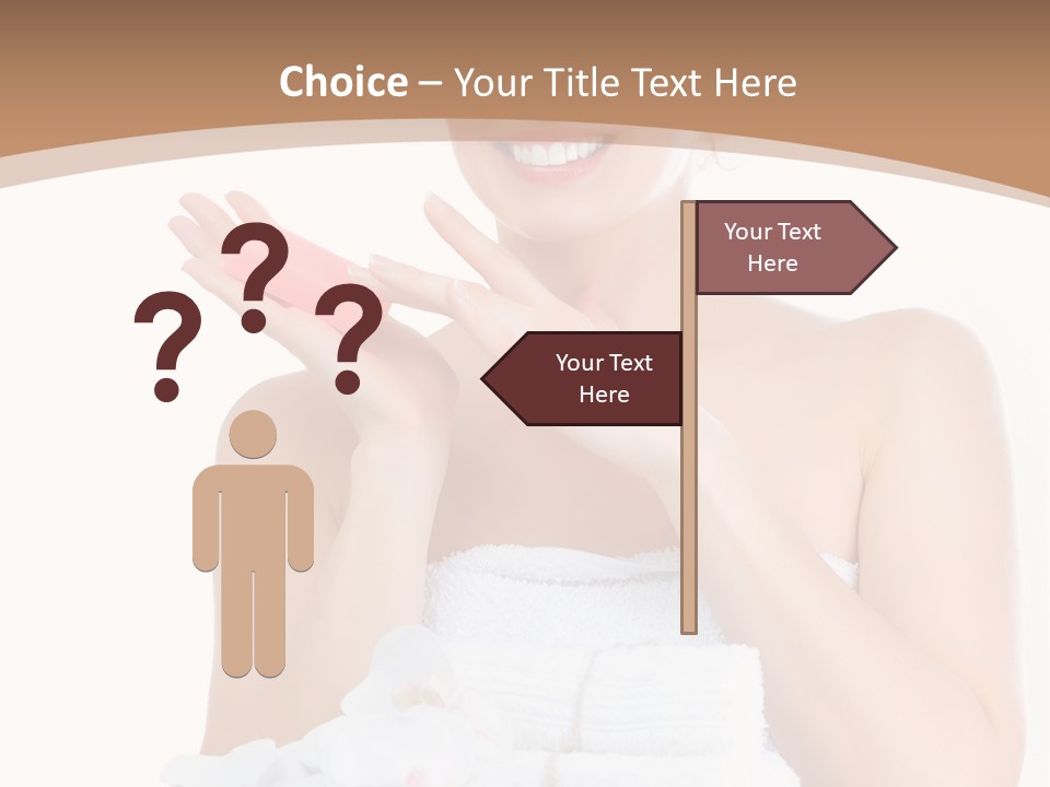 Towel Apply Treatment PowerPoint Template