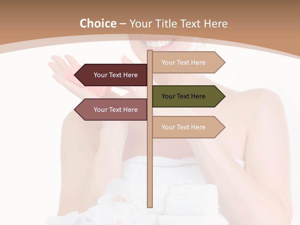 Towel Apply Treatment PowerPoint Template