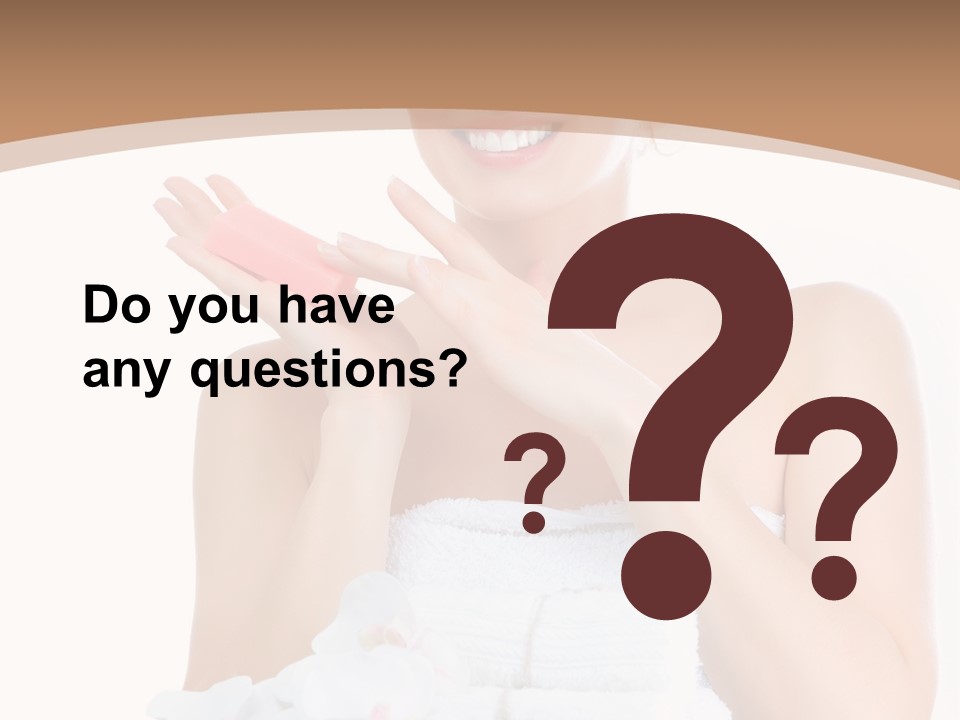 Towel Apply Treatment PowerPoint Template