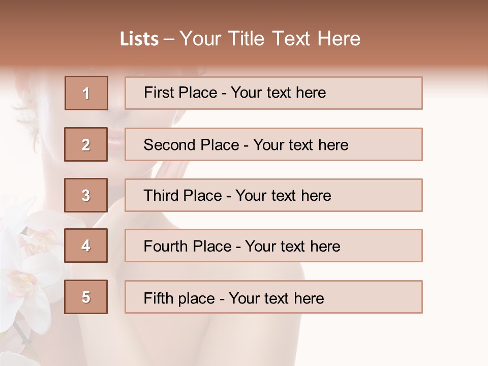 Beautiful Skincare Touch PowerPoint Template