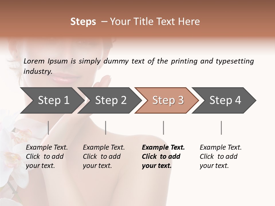 Beautiful Skincare Touch PowerPoint Template