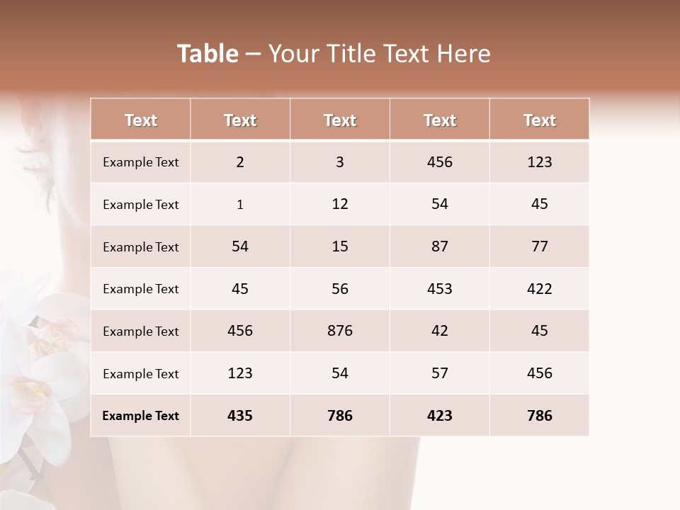 Beautiful Skincare Touch PowerPoint Template