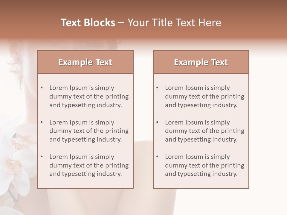 Beautiful Skincare Touch PowerPoint Template