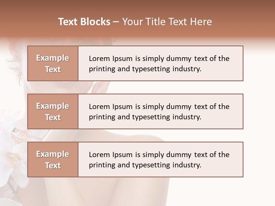 Beautiful Skincare Touch PowerPoint Template