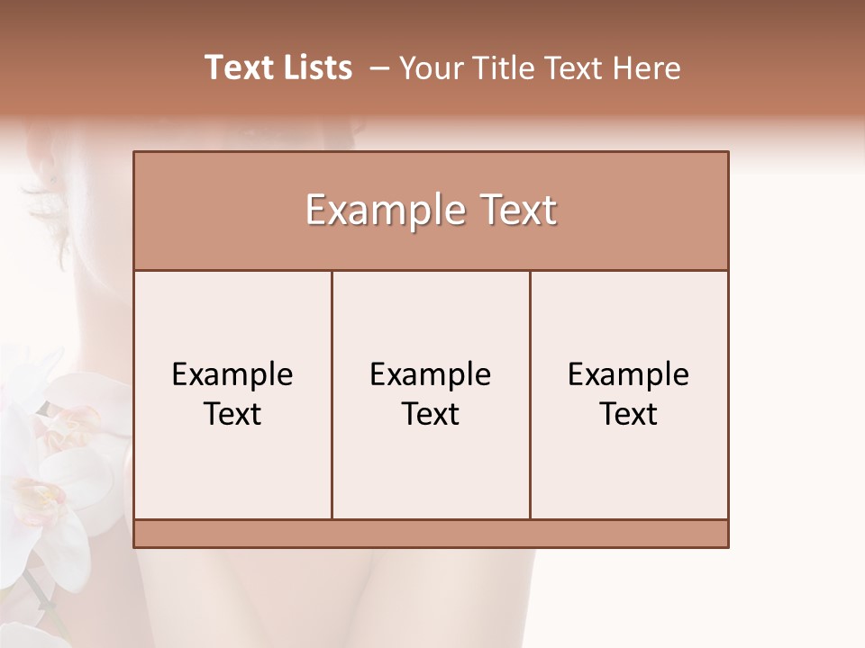 Beautiful Skincare Touch PowerPoint Template