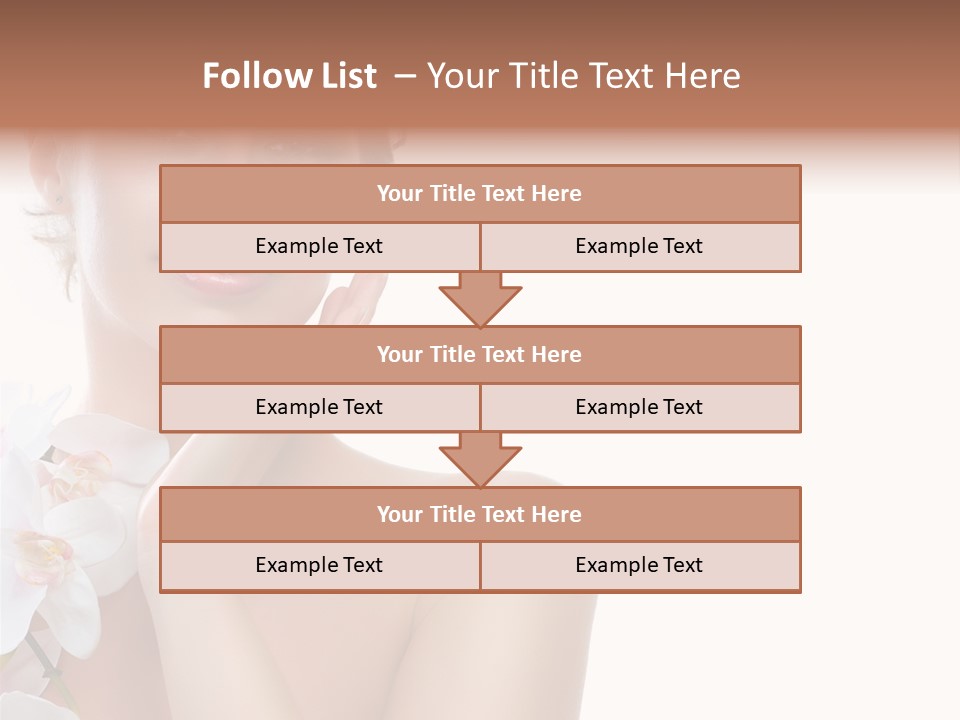 Beautiful Skincare Touch PowerPoint Template