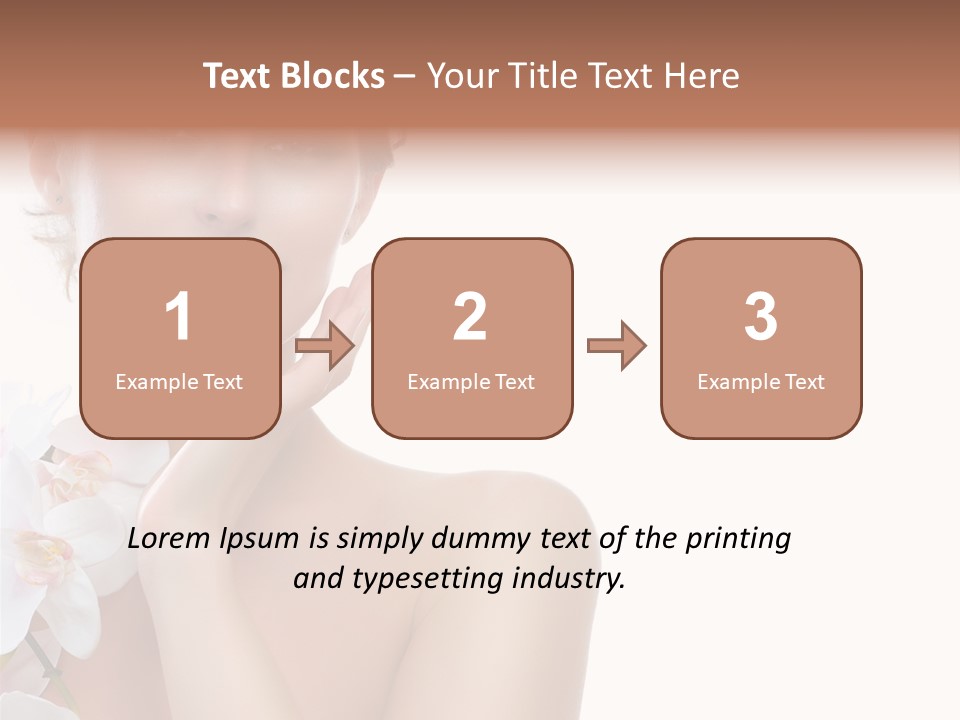 Beautiful Skincare Touch PowerPoint Template