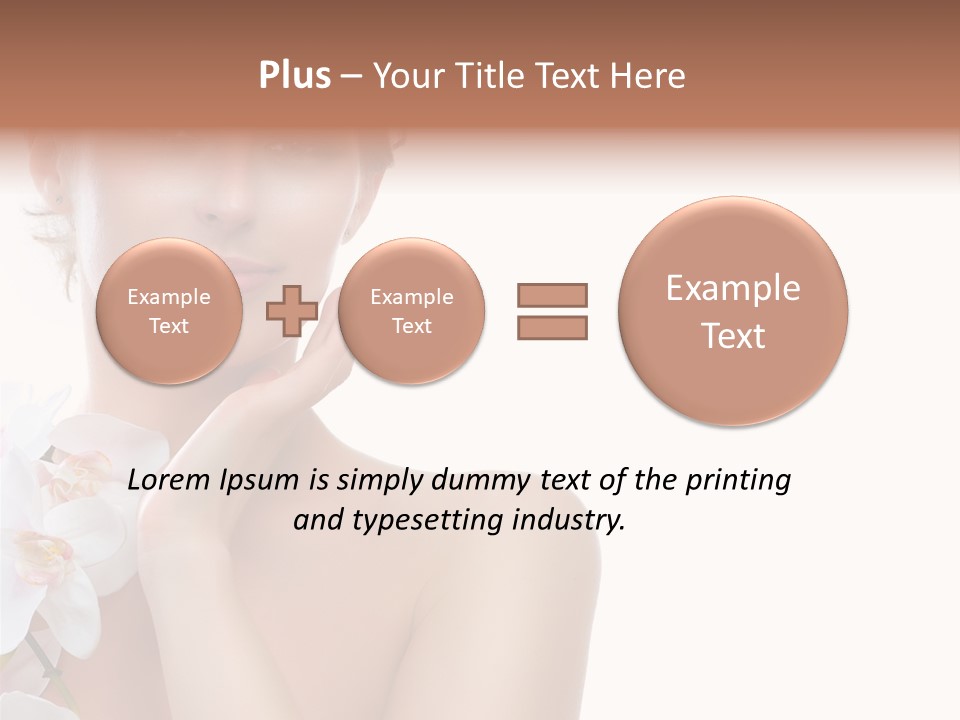 Beautiful Skincare Touch PowerPoint Template