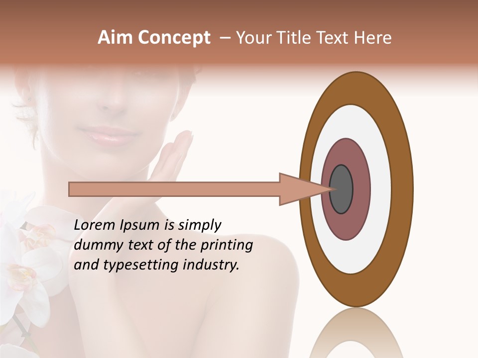 Beautiful Skincare Touch PowerPoint Template