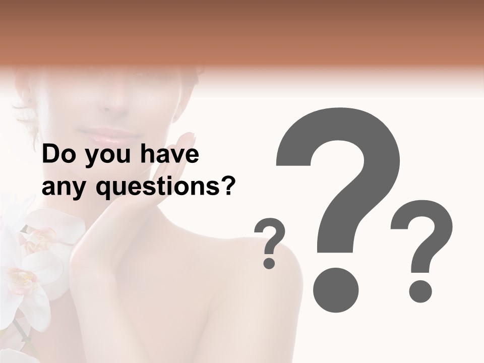 Beautiful Skincare Touch PowerPoint Template