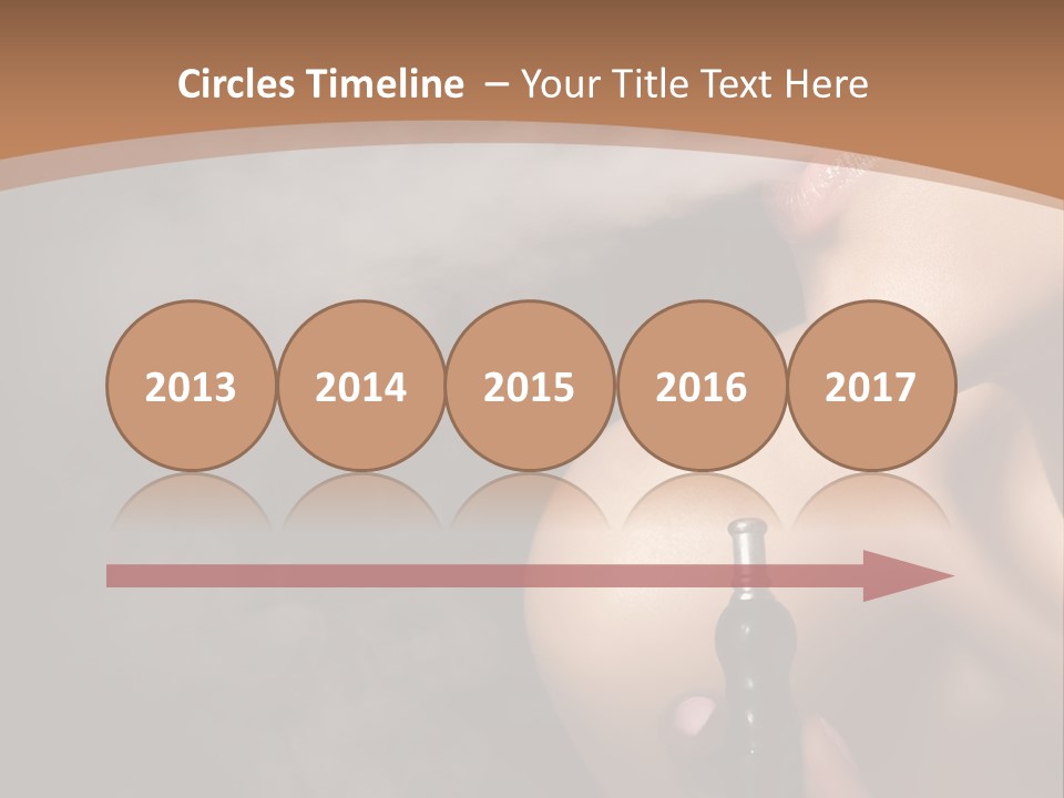 Smoke Lips Person PowerPoint Template