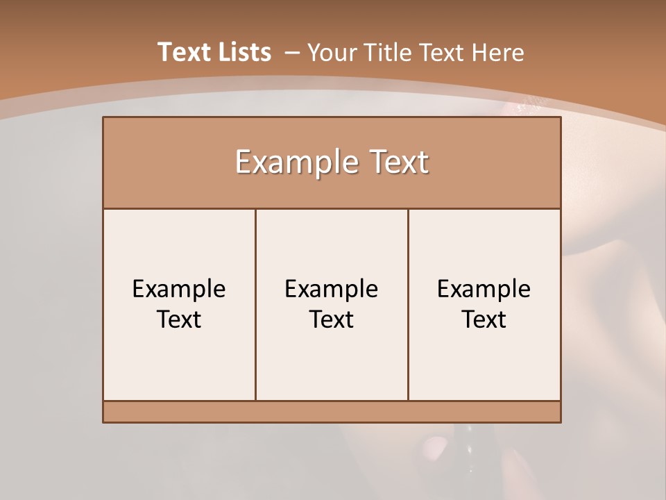 Smoke Lips Person PowerPoint Template