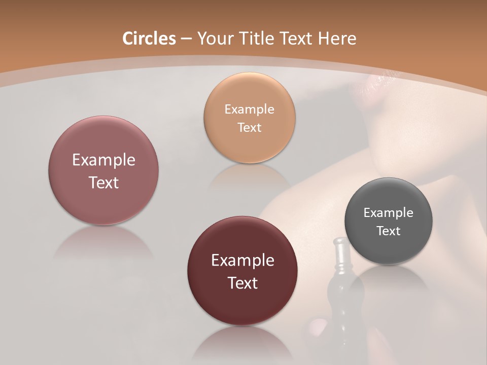 Smoke Lips Person PowerPoint Template