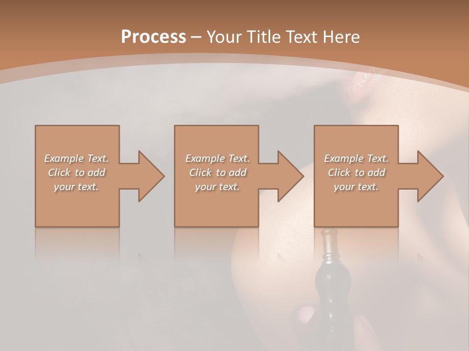 Smoke Lips Person PowerPoint Template