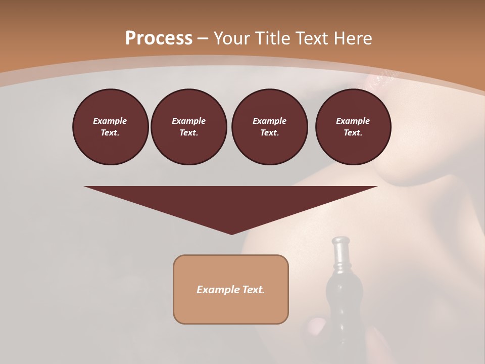 Smoke Lips Person PowerPoint Template