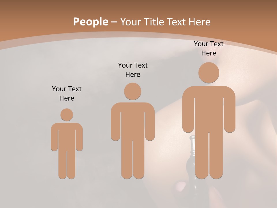 Smoke Lips Person PowerPoint Template