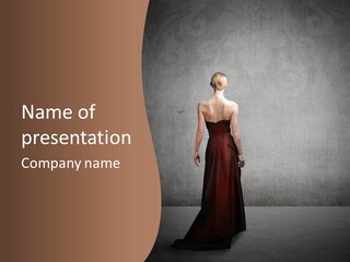 Luxury Wall Model PowerPoint Template