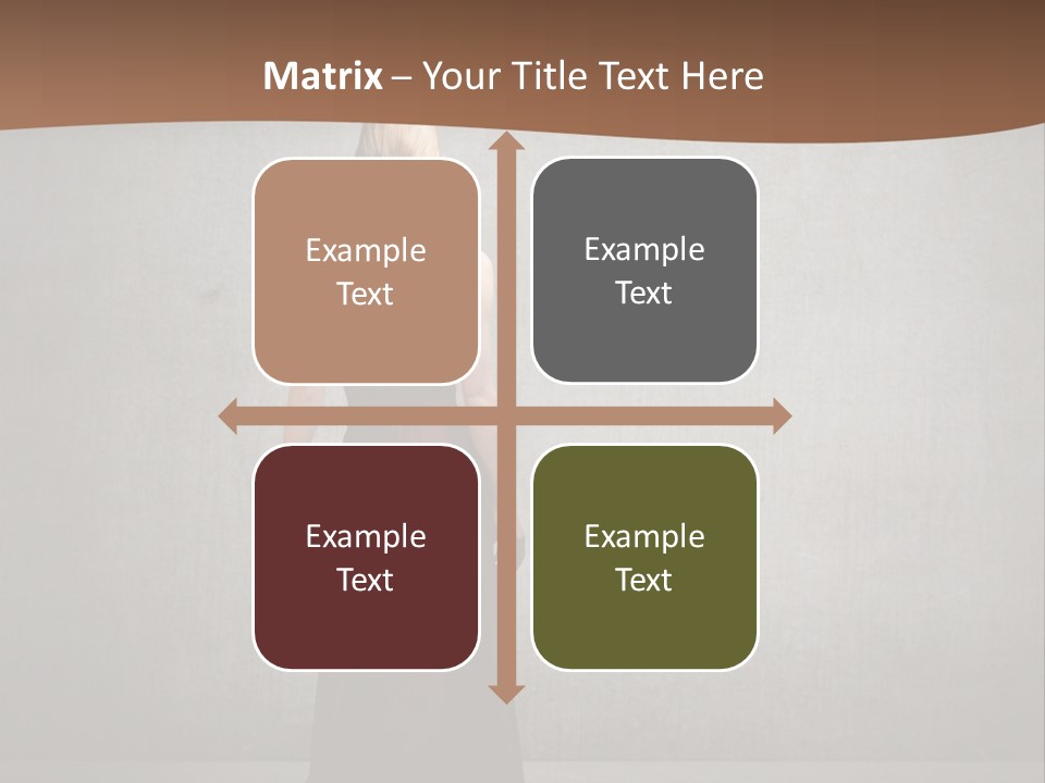 Luxury Wall Model PowerPoint Template