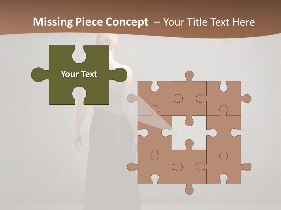 Luxury Wall Model PowerPoint Template