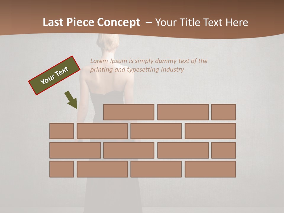 Luxury Wall Model PowerPoint Template