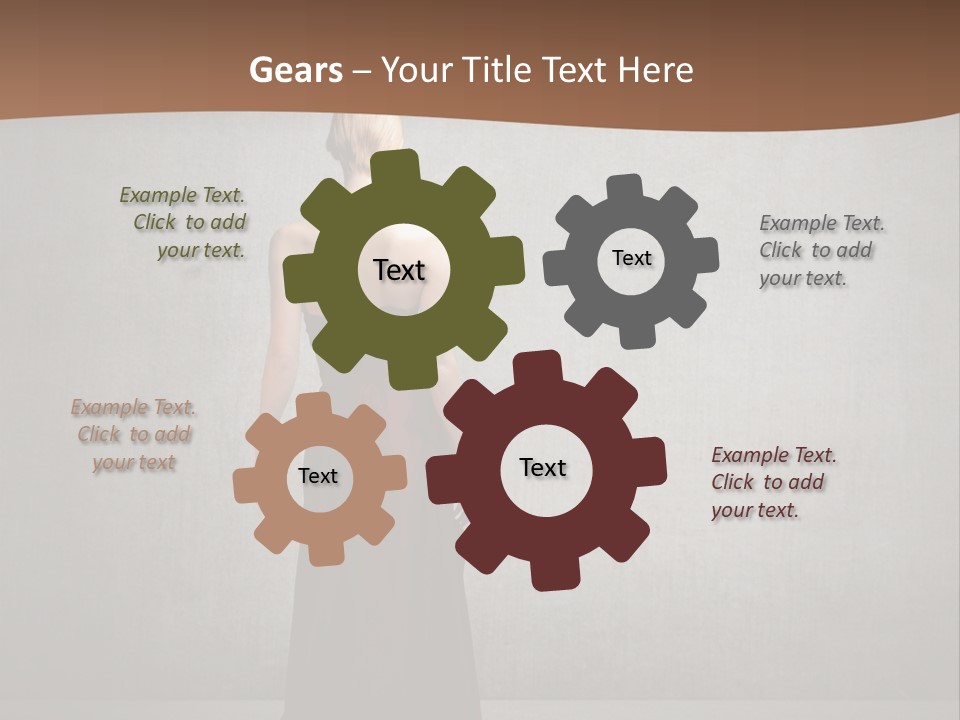 Luxury Wall Model PowerPoint Template