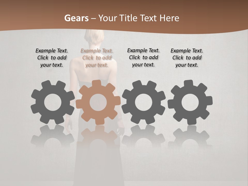 Luxury Wall Model PowerPoint Template