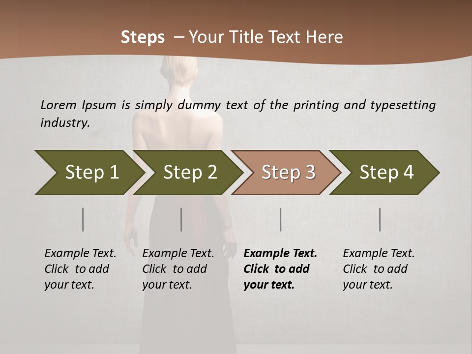 Luxury Wall Model PowerPoint Template