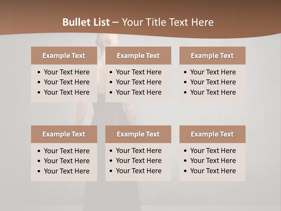 Luxury Wall Model PowerPoint Template