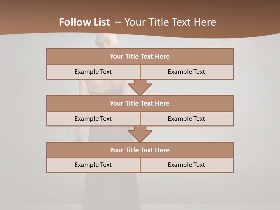 Luxury Wall Model PowerPoint Template