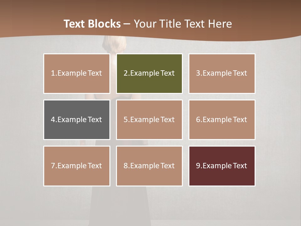 Luxury Wall Model PowerPoint Template