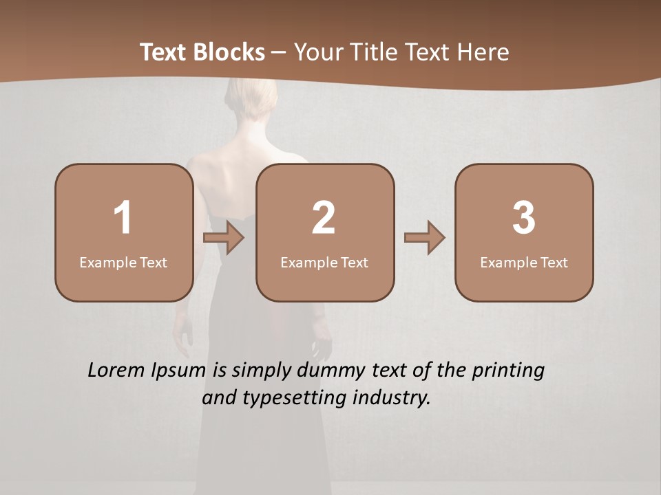 Luxury Wall Model PowerPoint Template
