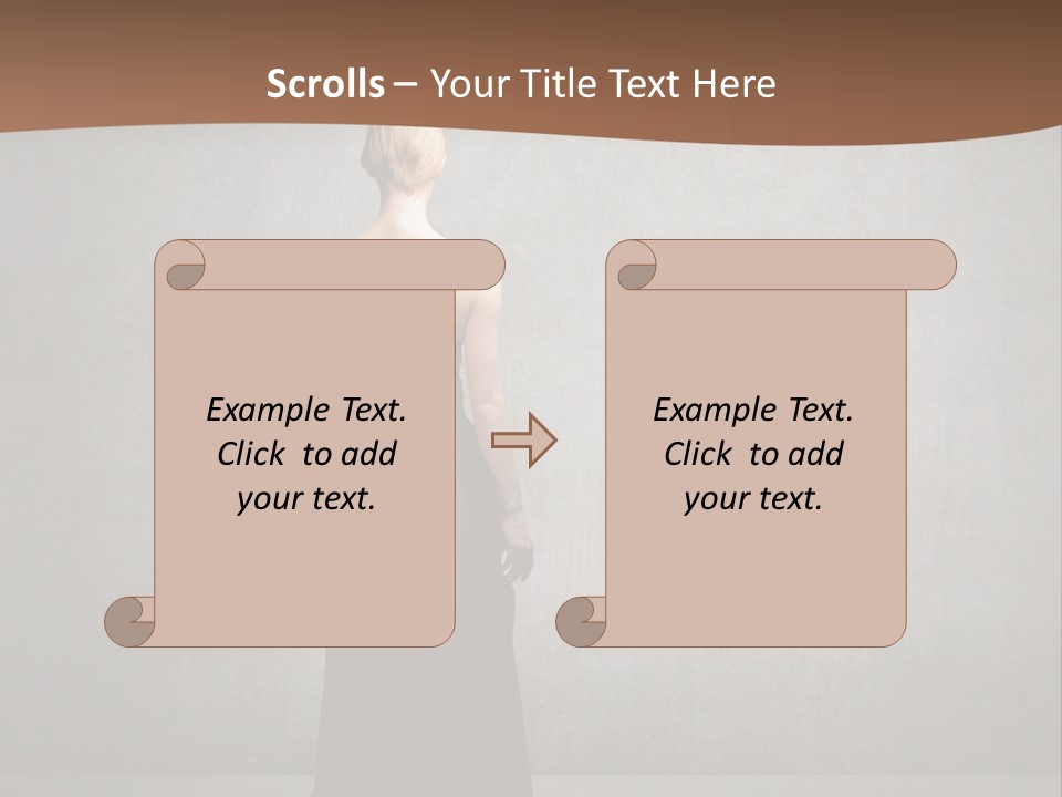 Luxury Wall Model PowerPoint Template