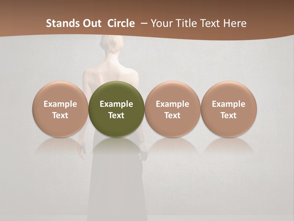 Luxury Wall Model PowerPoint Template